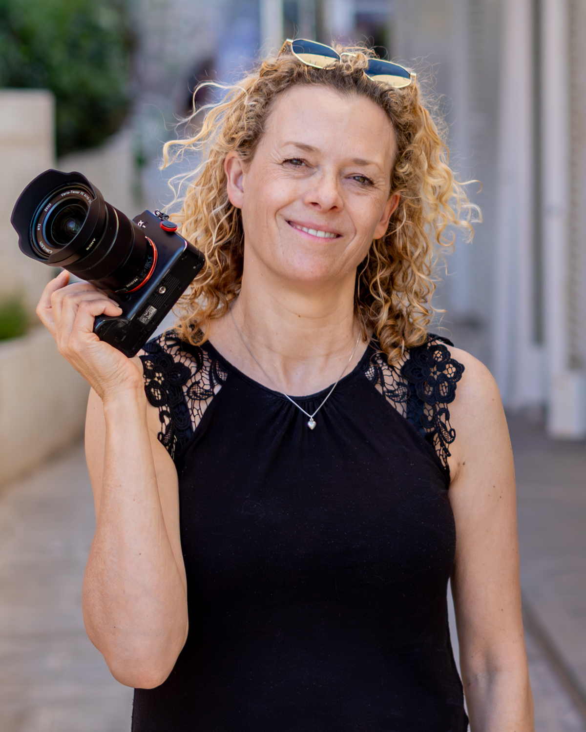 Jasmijn met camera