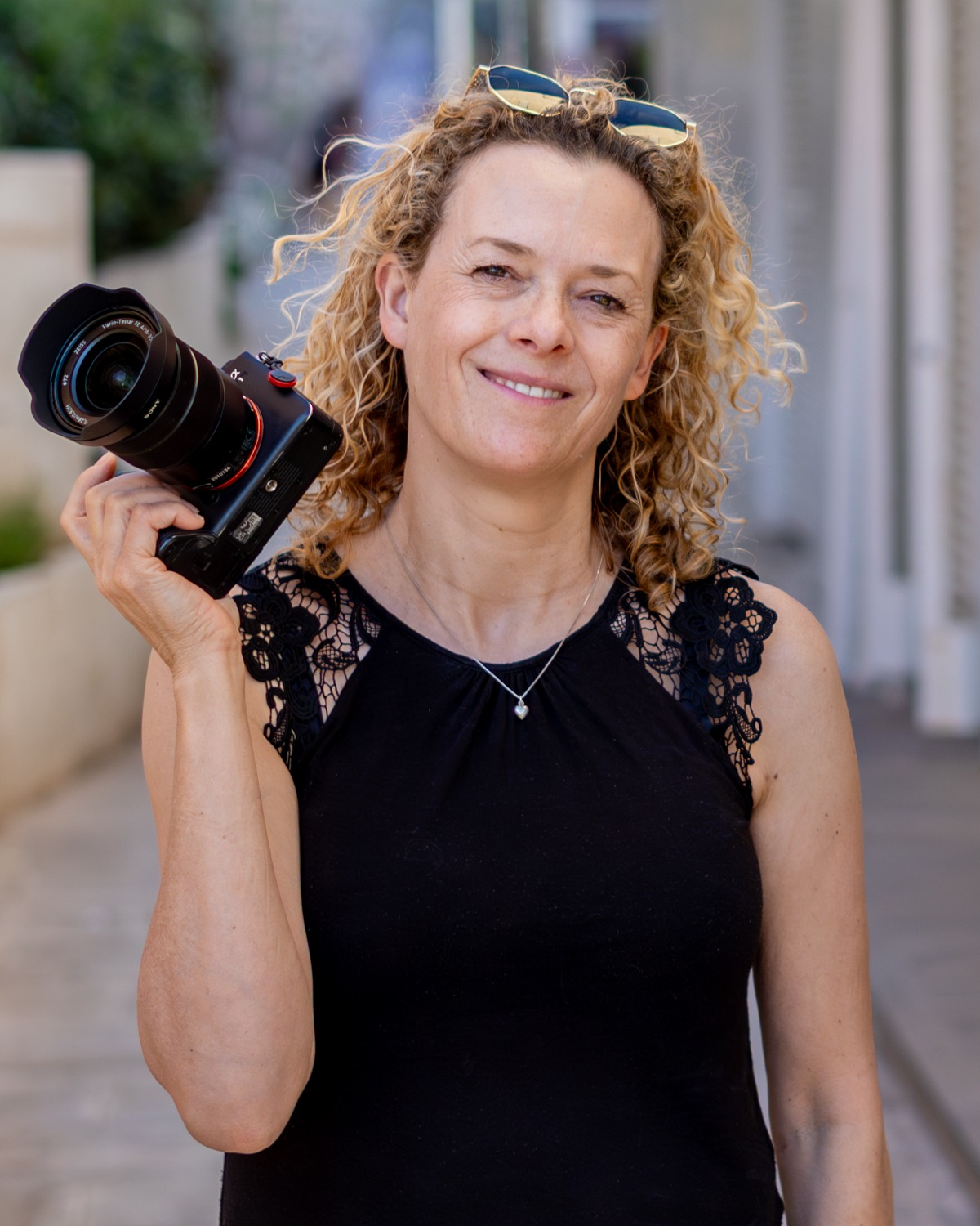Jasmijn met camera